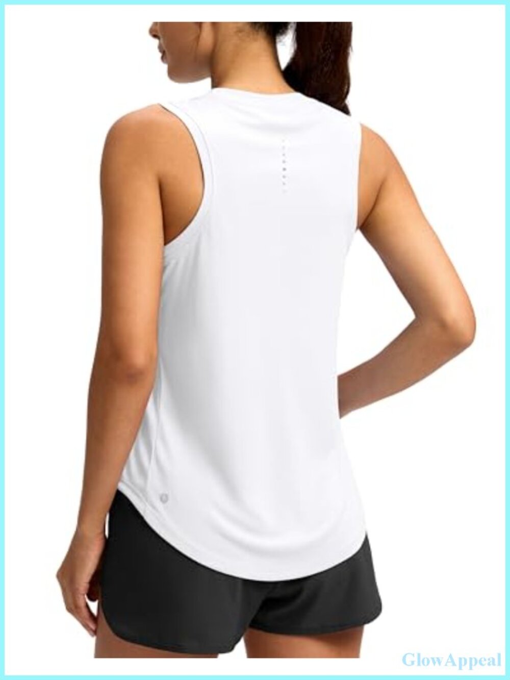 SANTINY Women's Workout Tank Top Racerback Athletic Shirt